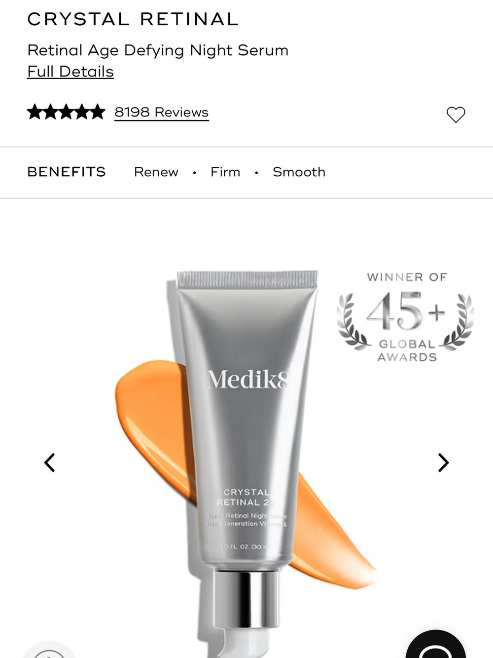 Medik8 Crystal Retinal 24, New